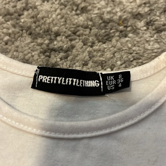 Cropped White Tee - Picture 2 of 4